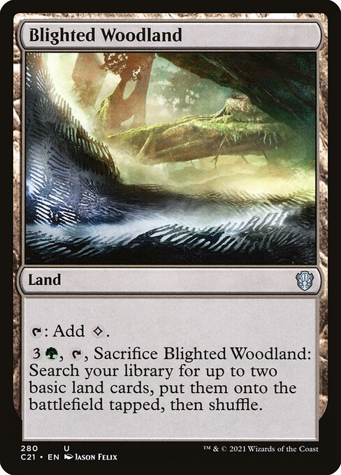 Blighted Woodland (C21) 280 - Near Mint