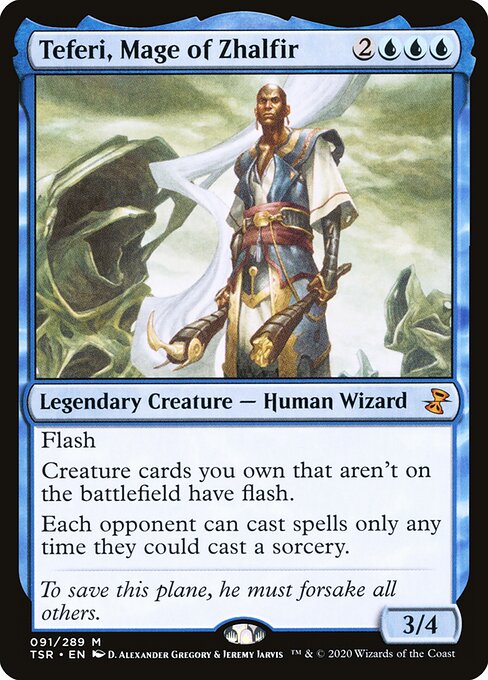 Teferi, Mage of Zhalfir (TSR) 91 - Near Mint