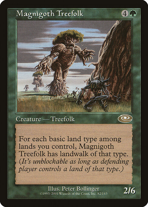 Magnigoth Treefolk (PLS) 82 - Near Mint