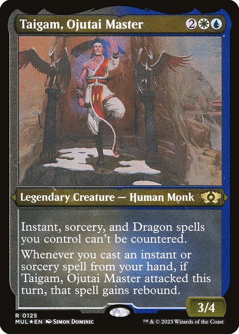 Taigam, Ojutai Master Etched Foil (MUL) #125