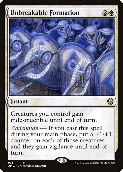 Unbreakable Formation (DMC) 106 - Near Mint