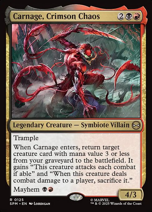Carnage, Crimson Chaos (SPM) 125 - Near Mint