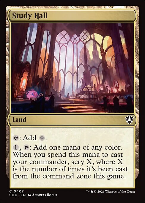 Study Hall (SOC) 407 - Near Mint