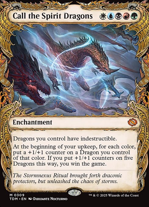 Call the Spirit Dragons (TDM) 309 - Near Mint
