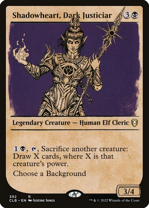 Shadowheart, Dark Justiciar Foil (CLB) #392