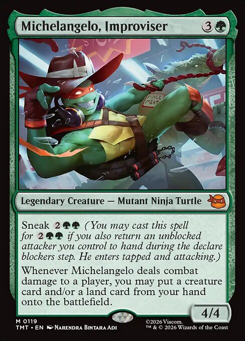 Michelangelo, Improviser (TMT) 119 - Near Mint
