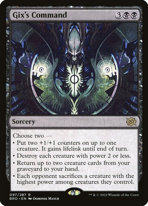 Gix's Command (BRO) 97 - Near Mint