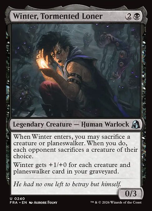 Winter, Tormented Loner Foil (FRA) #240