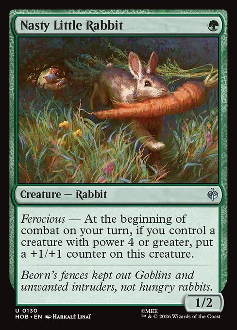 Nasty Little Rabbit (HOB) 130 - Foil - Near Mint