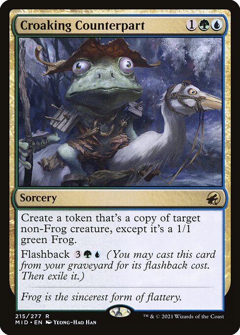 Croaking Counterpart Foil (MID) #215