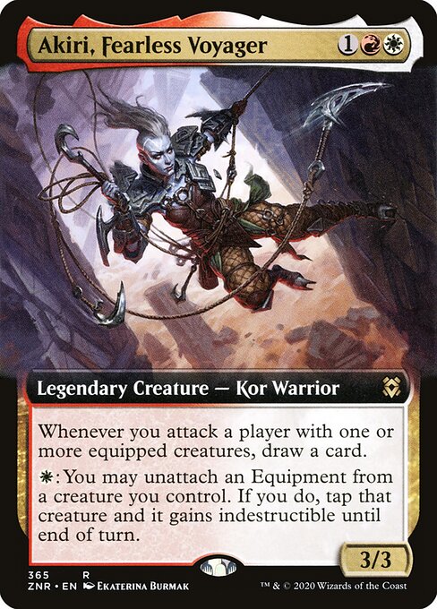 Akiri, Fearless Voyager (ZNR) 365 - Foil - Near Mint