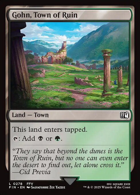 Gohn, Town of Ruin Foil (FIN) #278