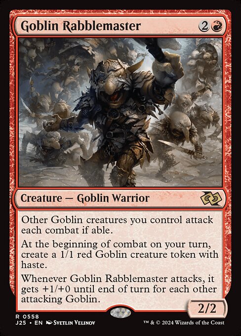 Goblin Rabblemaster (J25) 558 - Near Mint