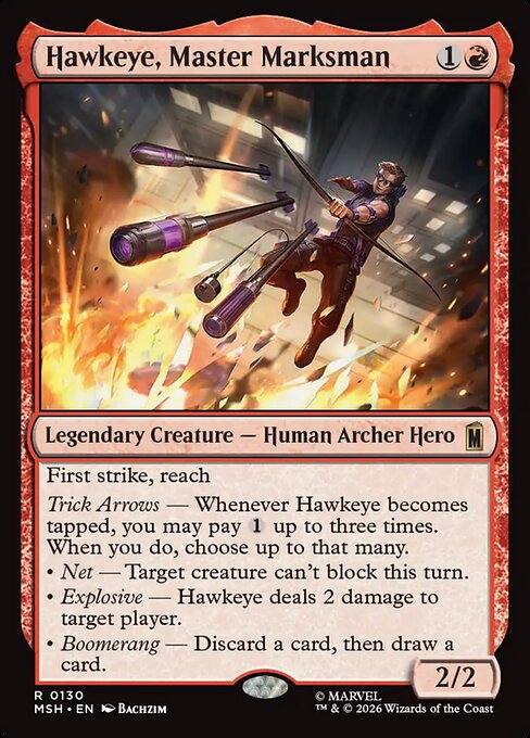 Hawkeye, Master Marksman (MSH) 130 - Near Mint