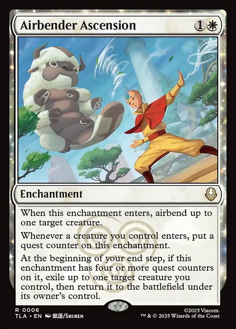 Airbender Ascension (TLA) 6 - Near Mint