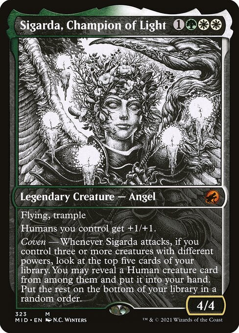 Sigarda, Champion of Light (MID) 323 - Near Mint