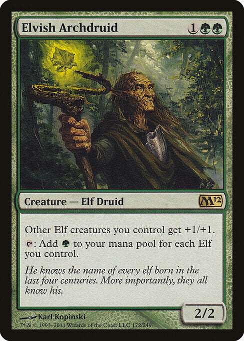 Elvish Archdruid (M12) 172 - Near Mint