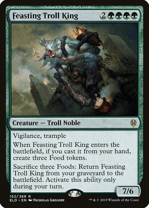 Feasting Troll King (ELD) 152 - Near Mint
