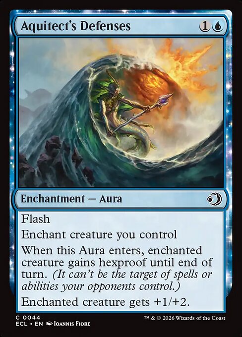 Aquitect's Defenses Foil (ECL) #44