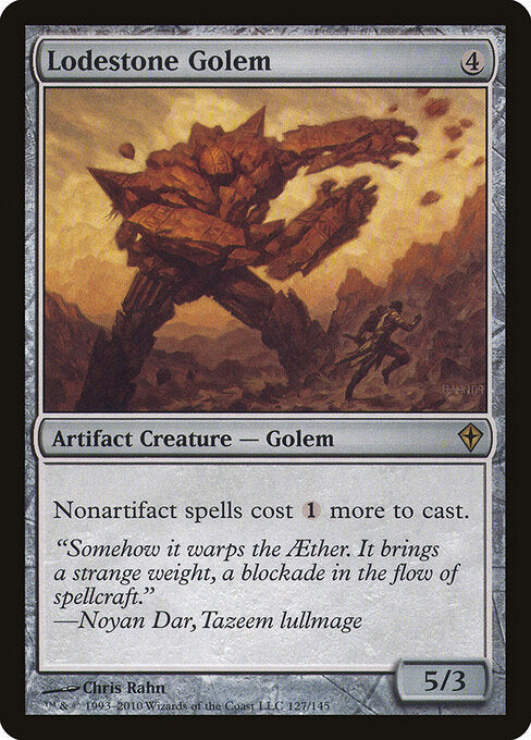 Lodestone Golem (WWK) 127 - Near Mint