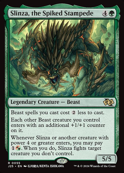 Slinza, the Spiked Stampede (J25) 55 - Near Mint