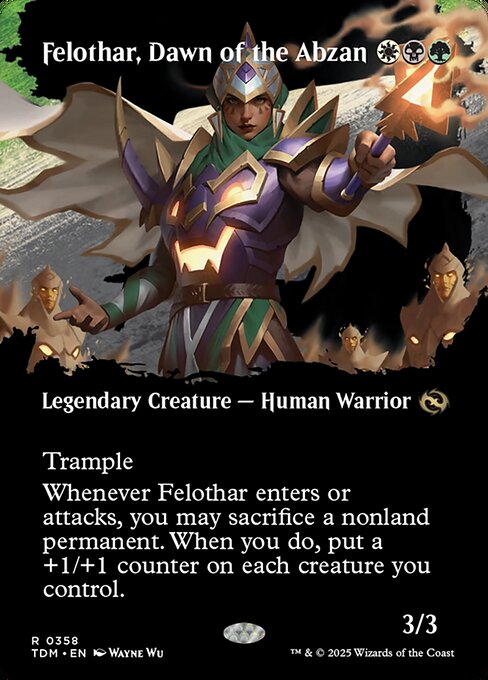 Felothar, Dawn of the Abzan Foil (TDM) #358