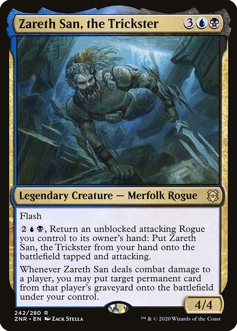 Zareth San, the Trickster Foil (ZNR) #242