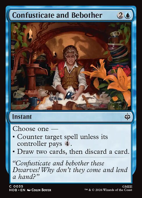 Confusticate and Bebother Foil (HOB) #35