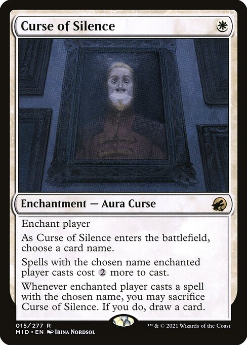 Curse of Silence Foil (MID) #15