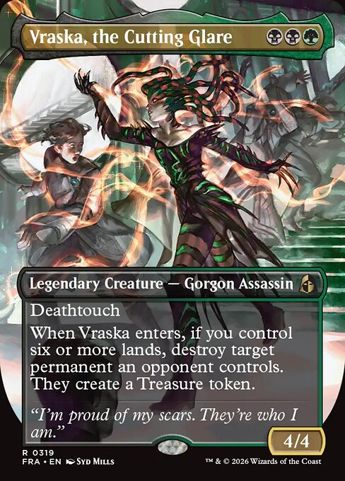 Vraska, the Cutting Glare (FRA) 319 - Near Mint