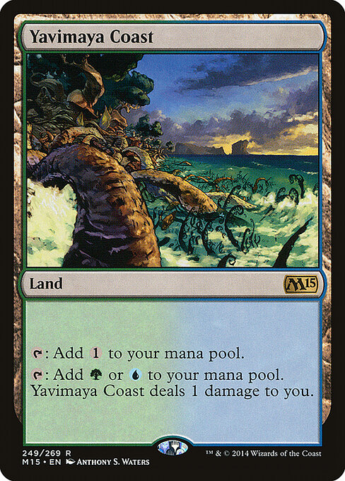 Yavimaya Coast (M15) 249 - Near Mint