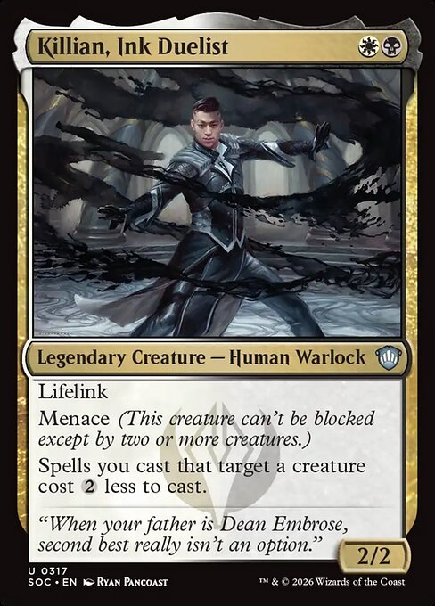 Killian, Ink Duelist (SOC) 317 - Near Mint