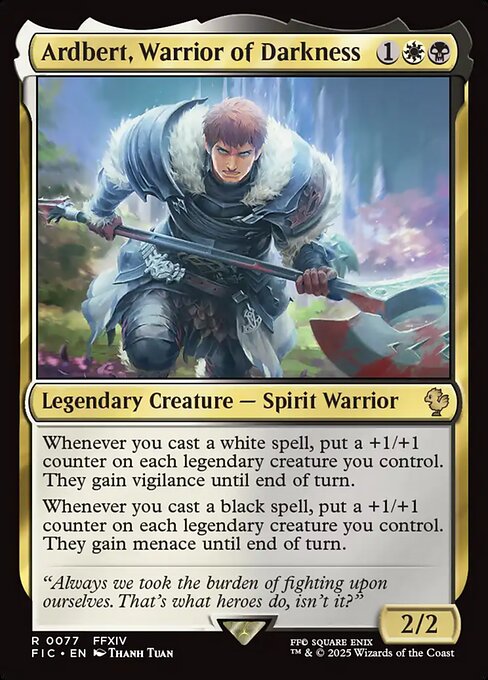 Ardbert, Warrior of Darkness (FIC) 77 - Near Mint