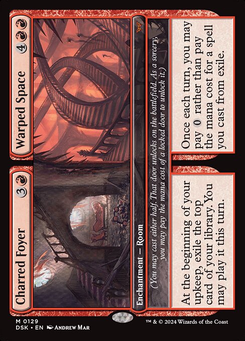 Charred Foyer // Warped Space (DSK) 129 - Near Mint