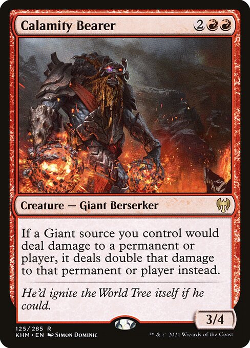 Calamity Bearer (KHM) 125 - Near Mint