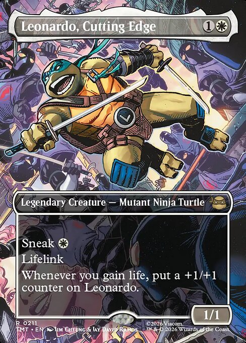Leonardo, Cutting Edge (TMT) 211 - Foil - Near Mint