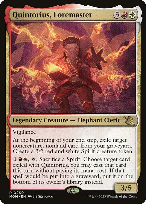 Quintorius, Loremaster Foil (MOM) #250