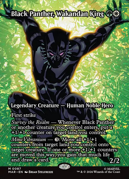 Black Panther, Wakandan King (MAR) 87 - Near Mint