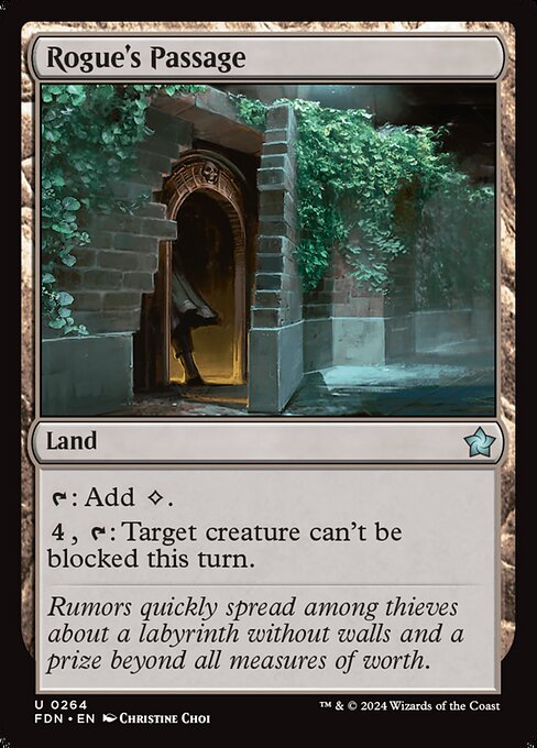 Rogue's Passage Foil (FDN) #264