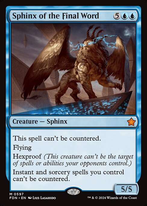 Sphinx of the Final Word (FDN) 597 - Near Mint