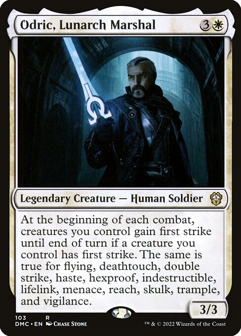 Odric, Lunarch Marshal (DMC) 103 - Near Mint