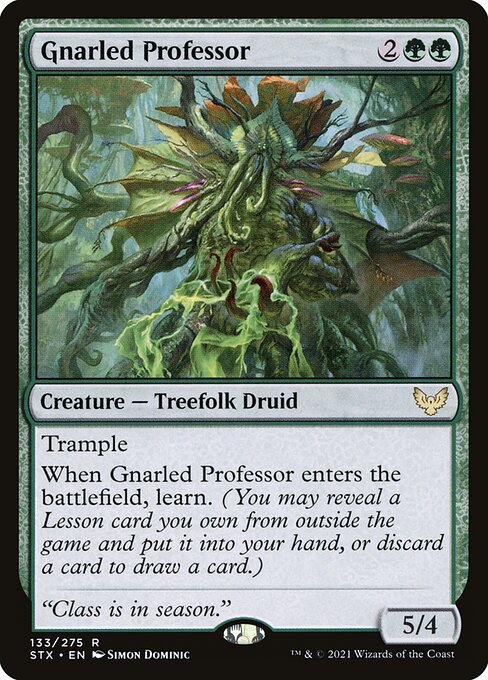 Gnarled Professor (STX) 133 - Foil - Near Mint