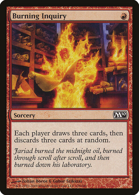 Burning Inquiry (M10) 128 - Near Mint