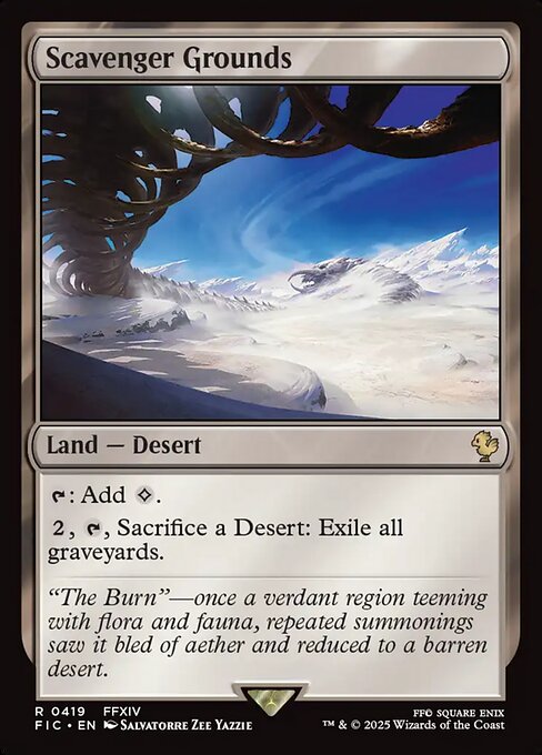 Scavenger Grounds (FIC) 419 - Near Mint