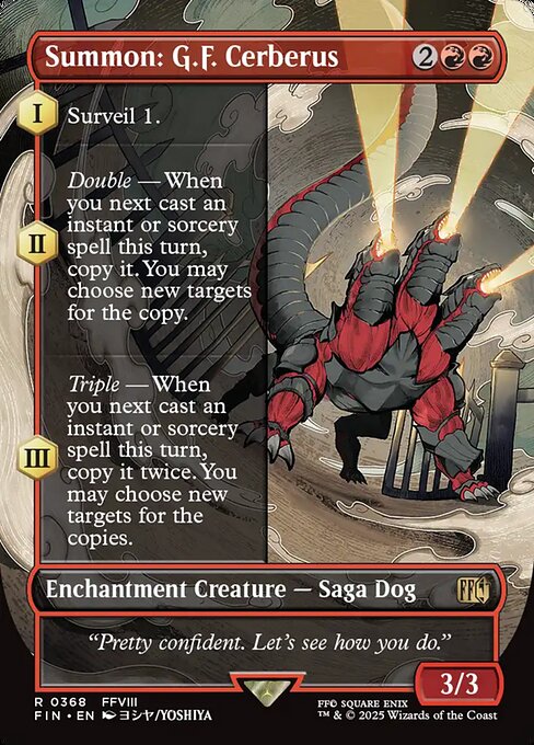 Summon: G.F. Cerberus (FIN) 368 - Near Mint