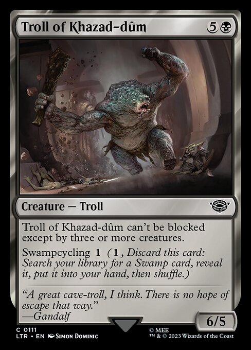 Troll of Khazad-dûm (LTR) 111 - Near Mint