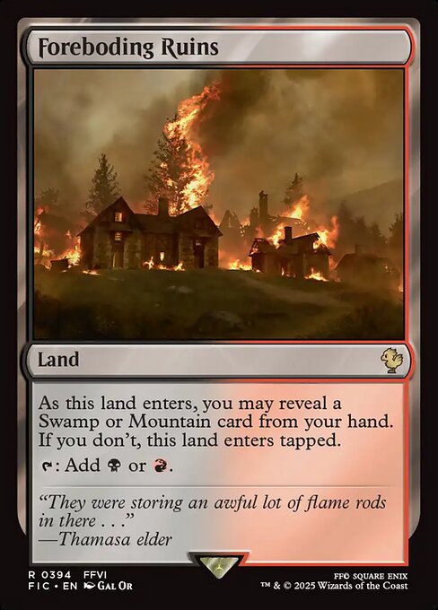Foreboding Ruins (FIC) 394 - Near Mint