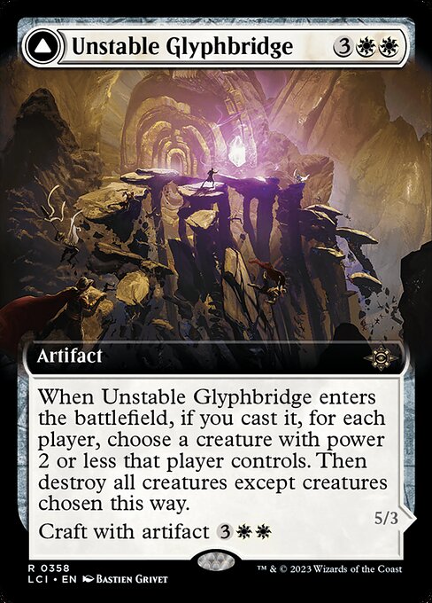 Unstable Glyphbridge // Sandswirl Wanderglyph (LCI) 358 - Near Mint