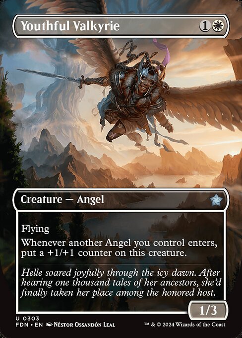 Youthful Valkyrie Foil (FDN) #303