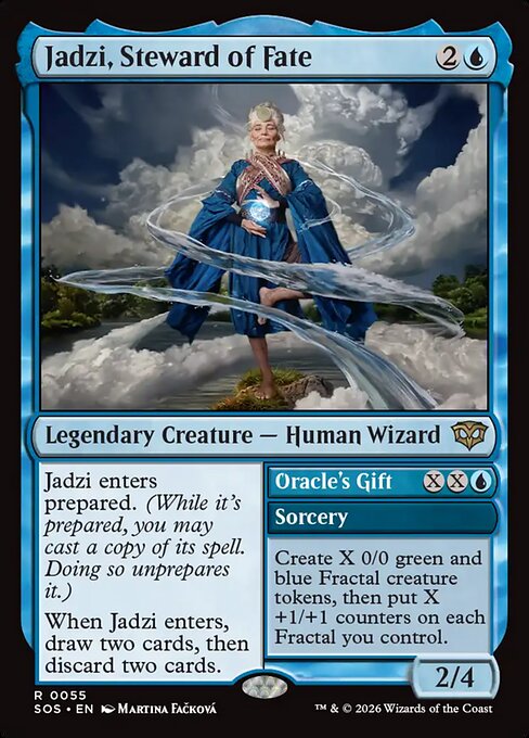 Jadzi, Steward of Fate // Oracle's Gift (SOS) 55 - Near Mint